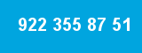 922 355 87 51 922 355 87 51